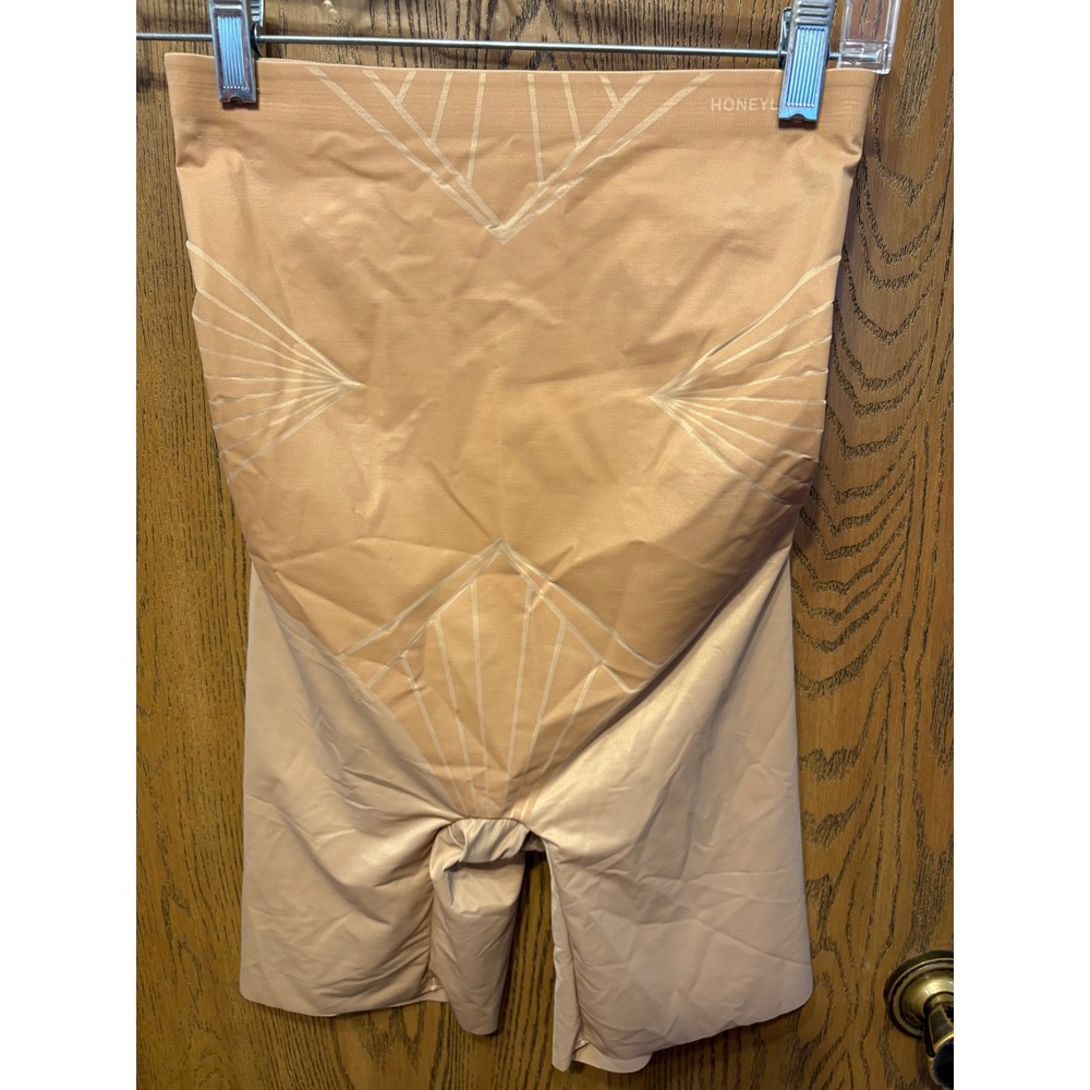 HoneyLove sand Superpower Brief Nylon, Spandex, Cotton Sz small NWT 492
